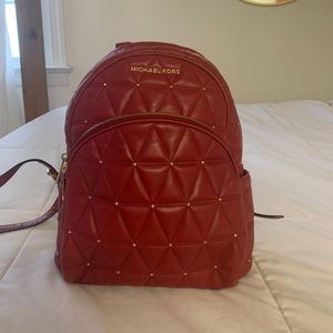 COPY - Red Michael Kors Backpack!